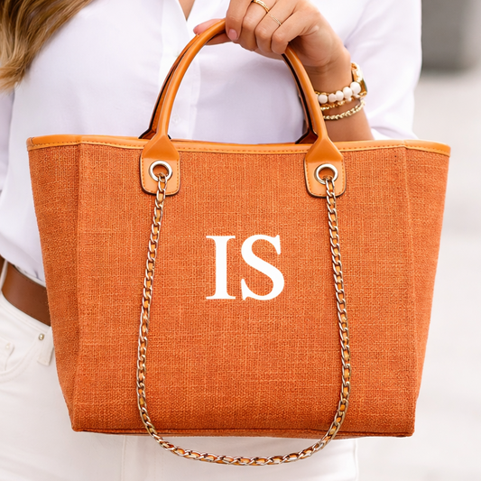 Personalised Canvas Chain Tote Bag
