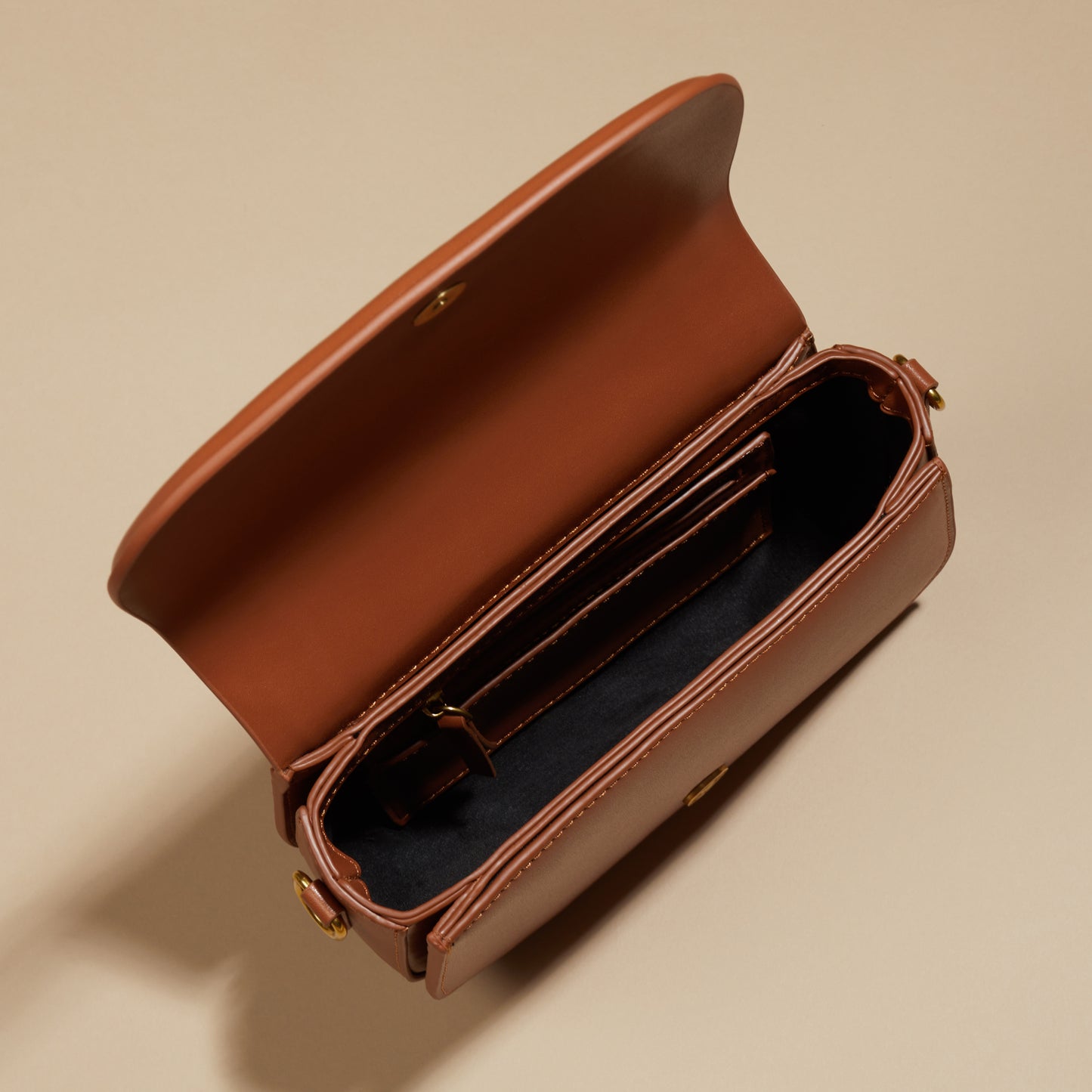 Personalised LISA Faux Leather Saddle Cross Body Shoulder Bag