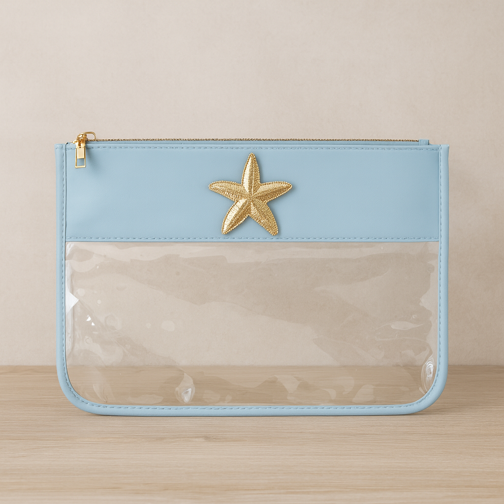 Starfish Clear Panel Pouch