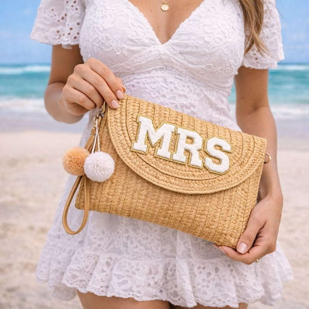 Personalised MRS Pom Pom Bag