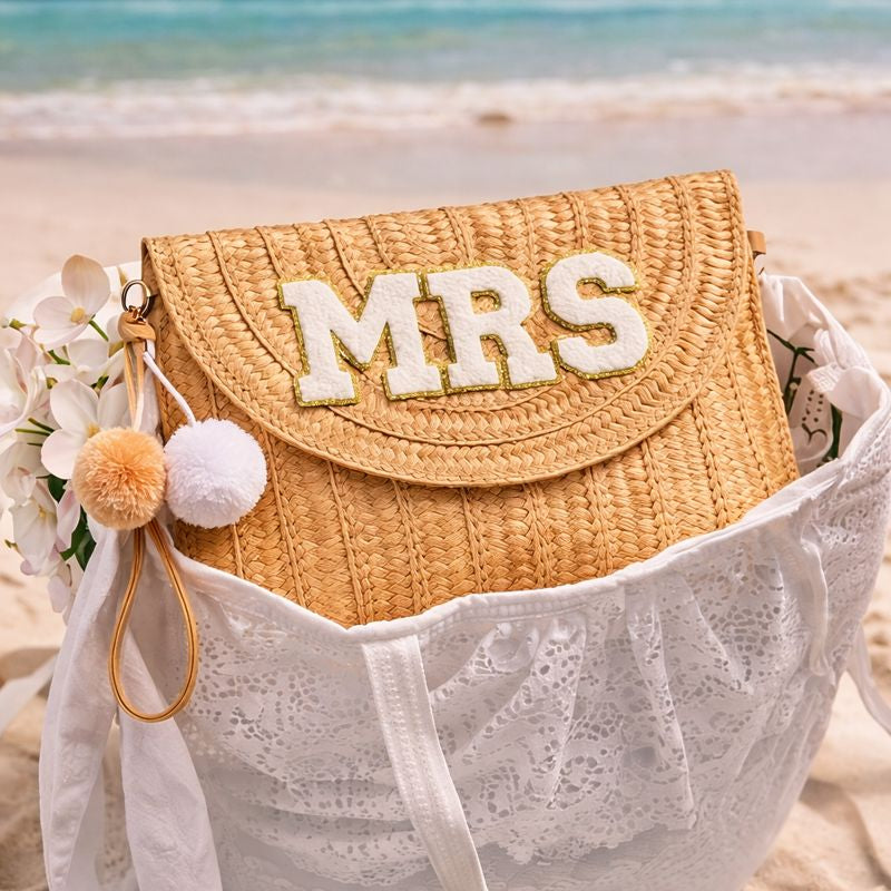 Personalised MRS Pom Pom Bag