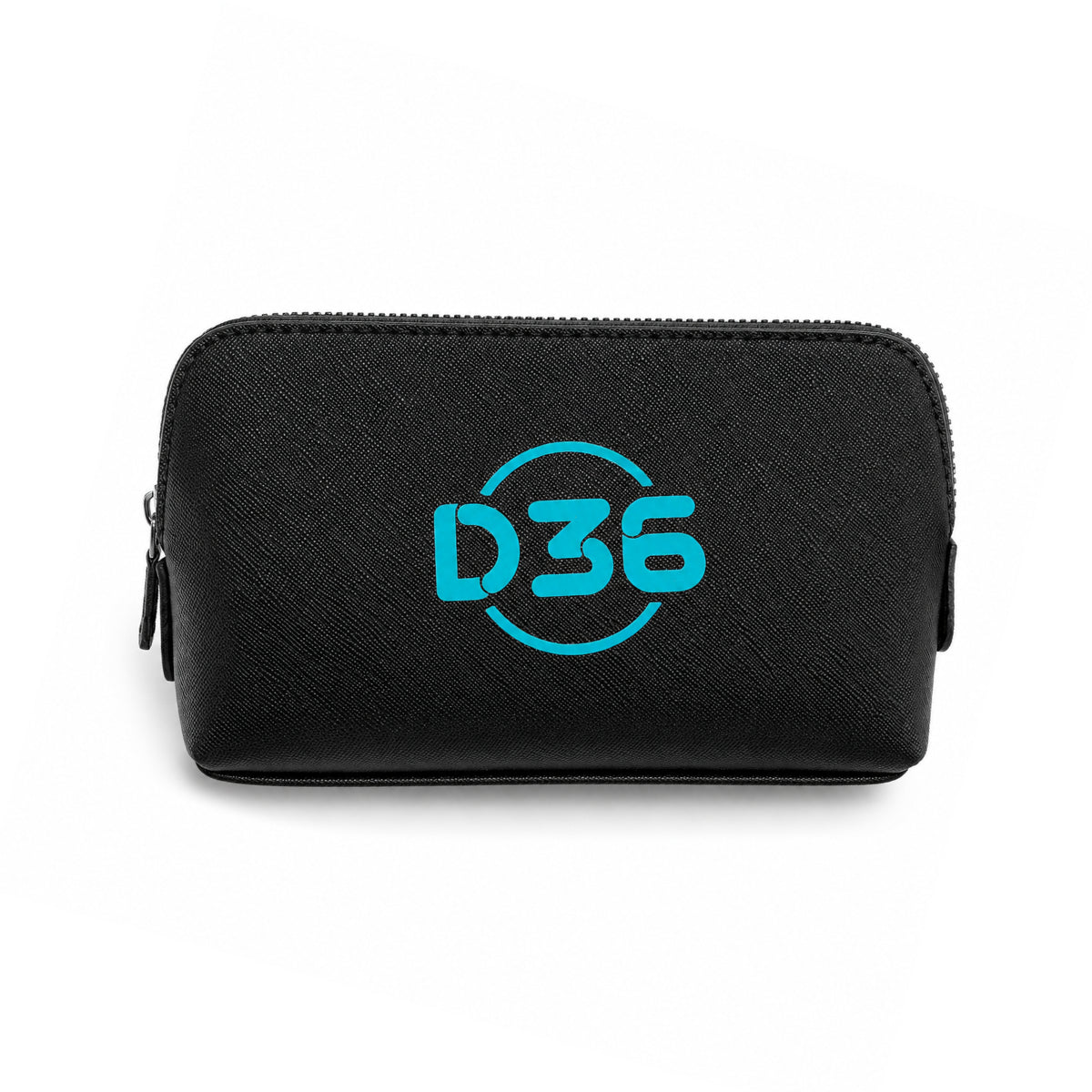 Logo Printed Saffiano Pouch