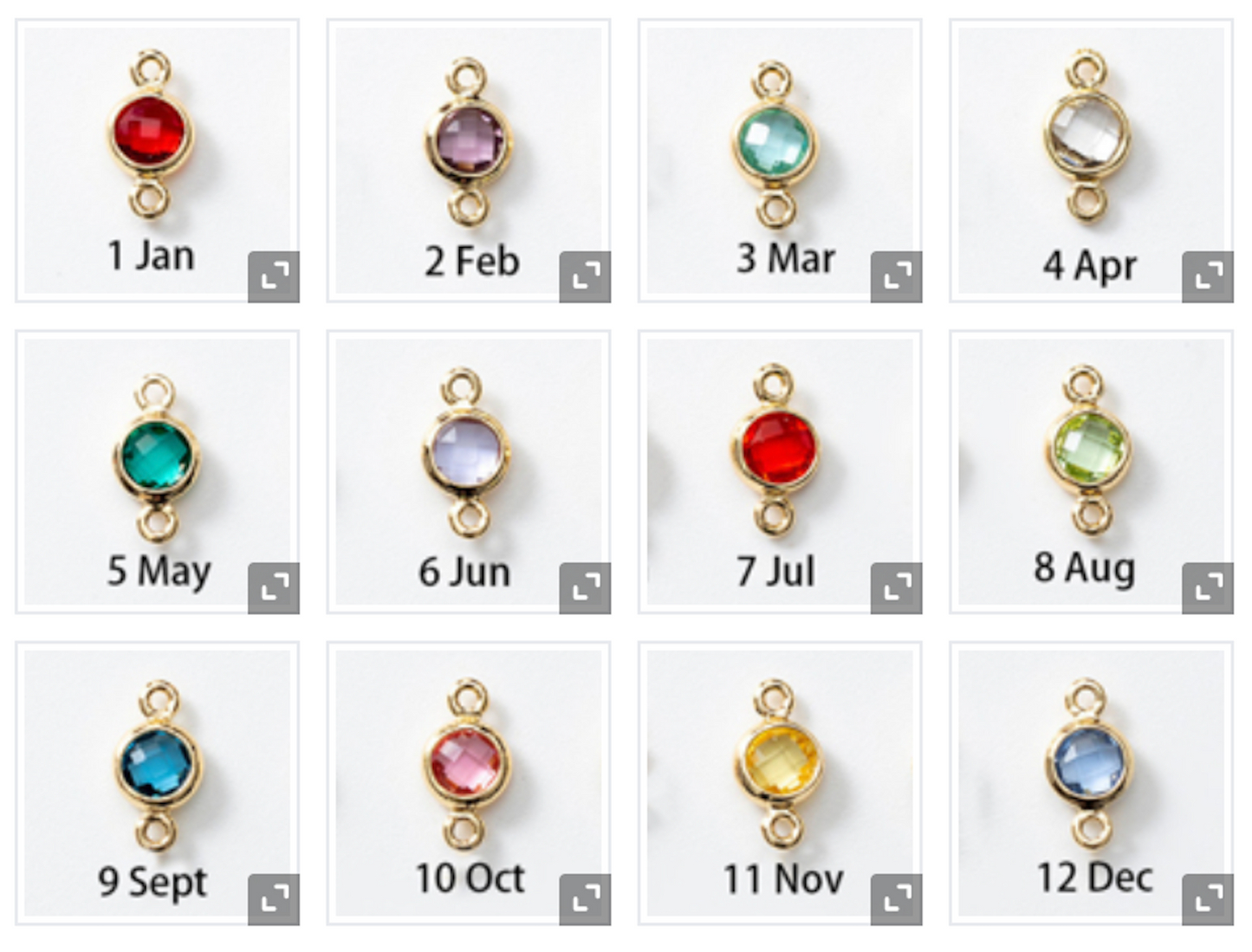 Personalised Womens Name And Gemstone Bracelet