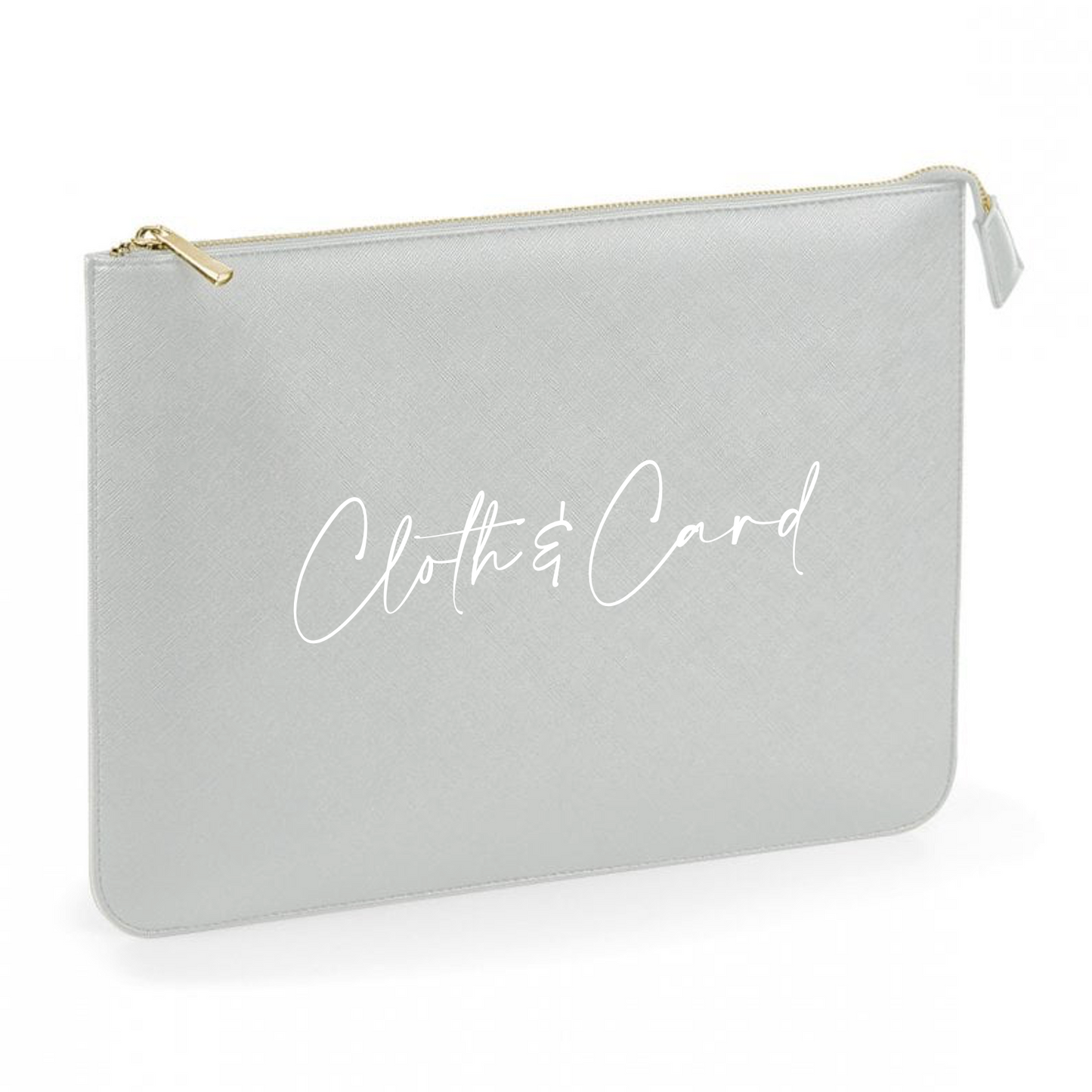 Logo Printed Saffiano Sleeve