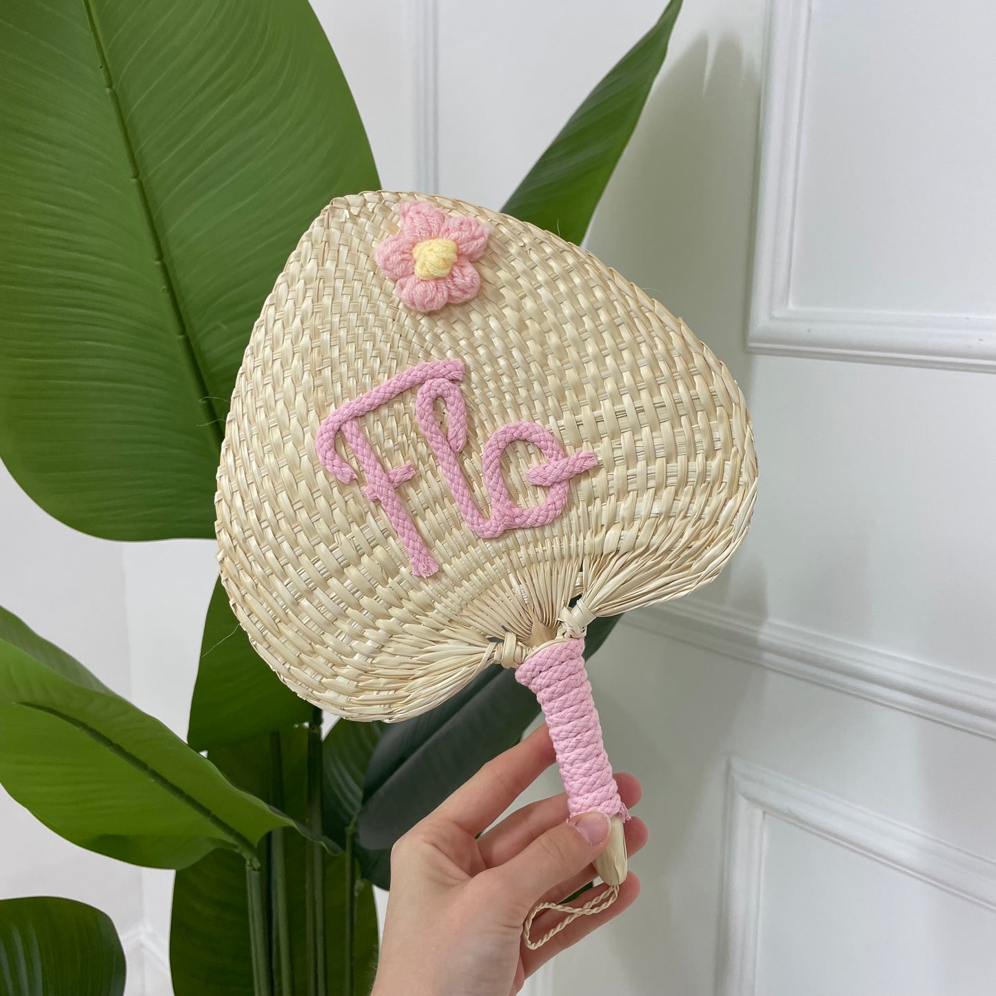 Personalised Straw Fan