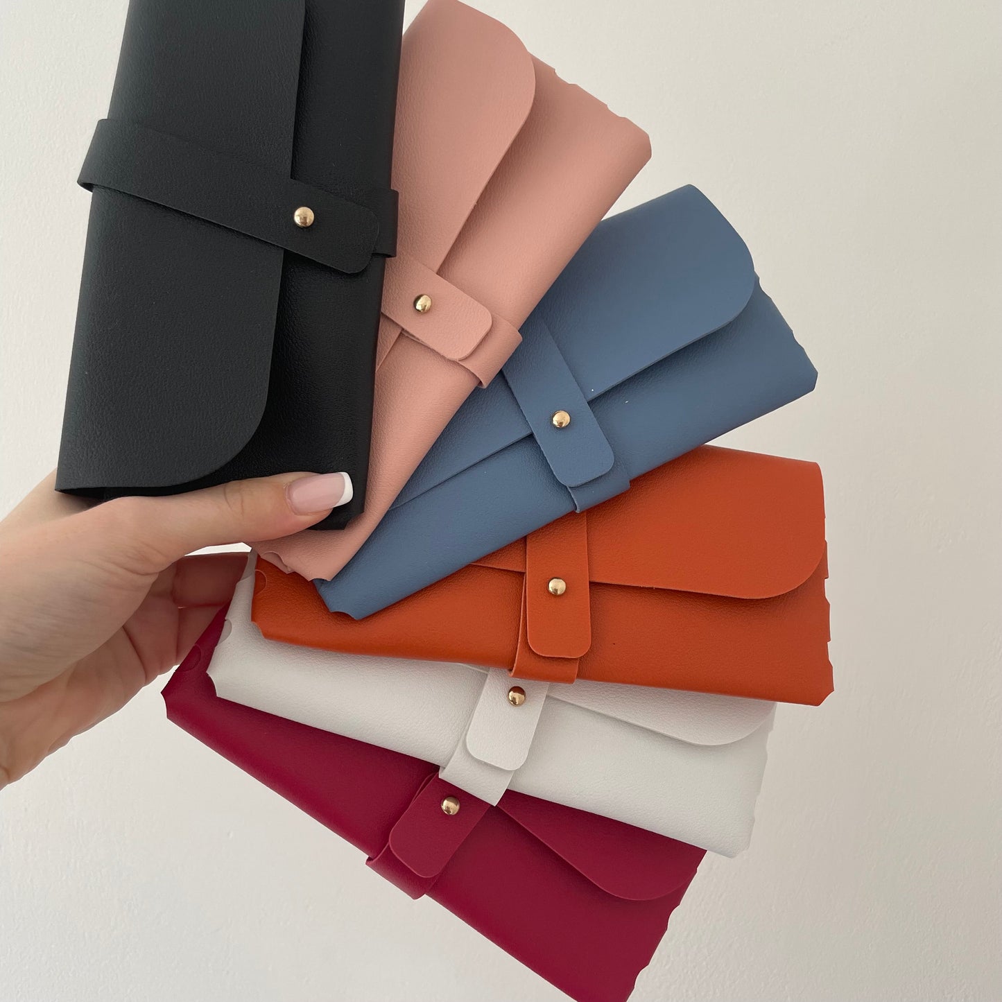 Personalised Tie Faux Leather Glasses Case Sunglasses