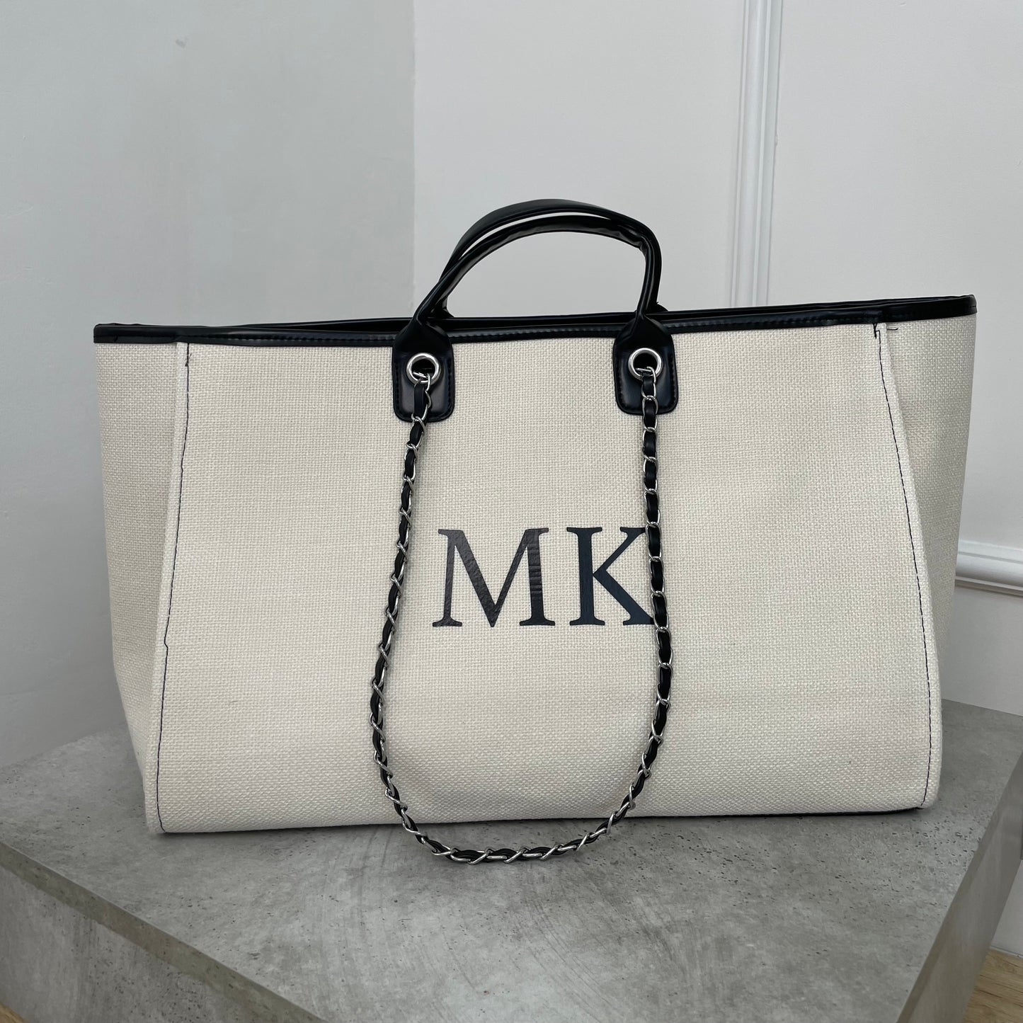 Personalised Extra Large Chain Tote Bags