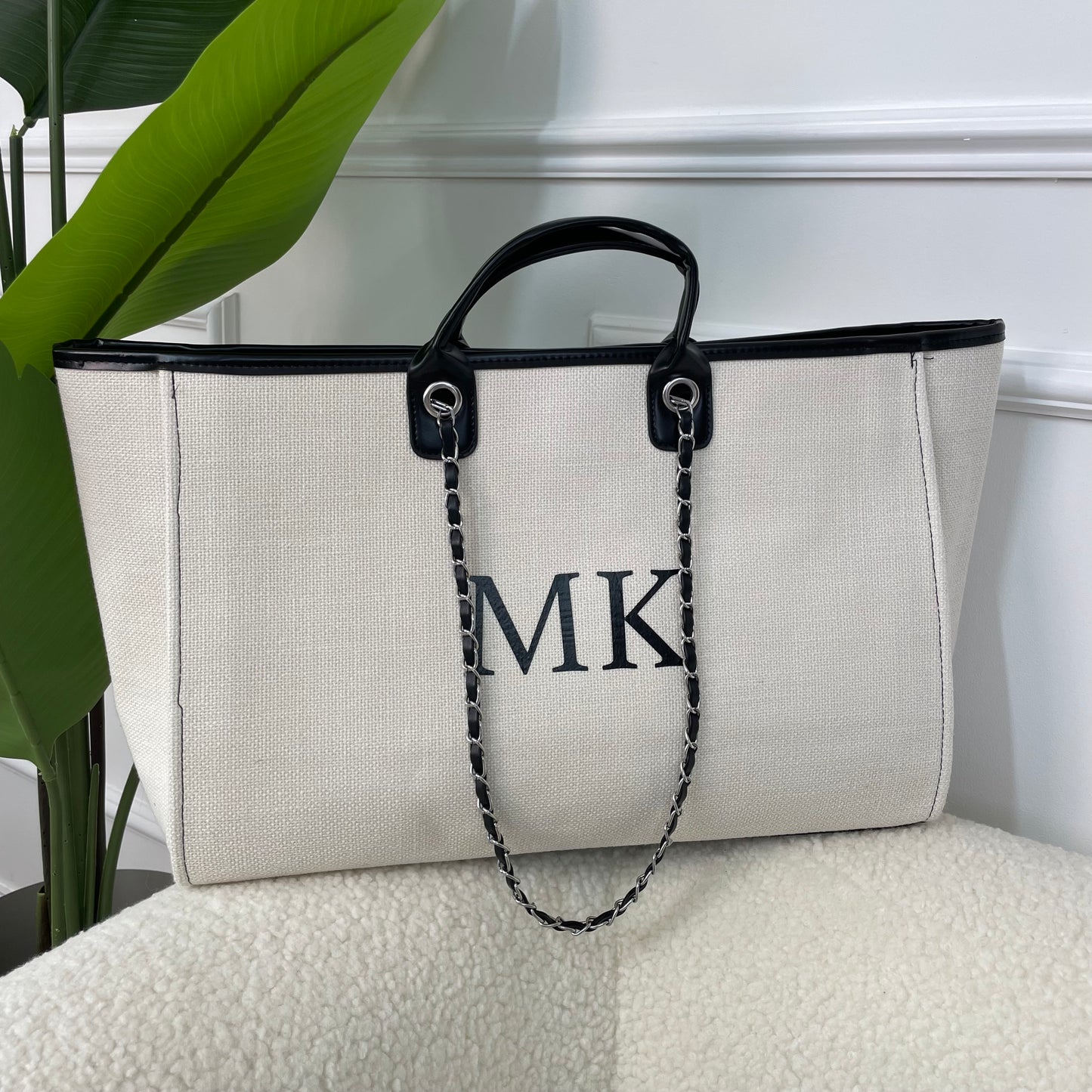 Personalised Extra Large Chain Tote Bags