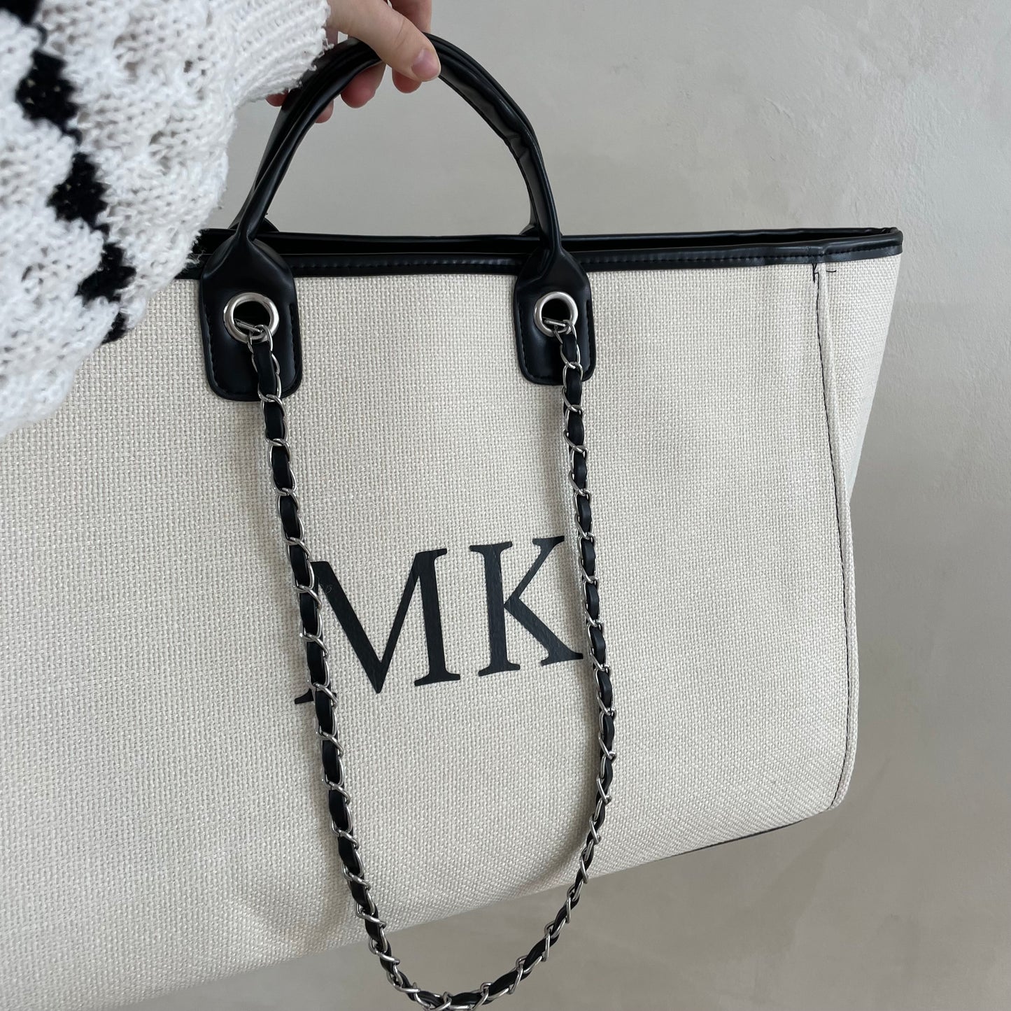 Personalised Extra Large Chain Tote Bags