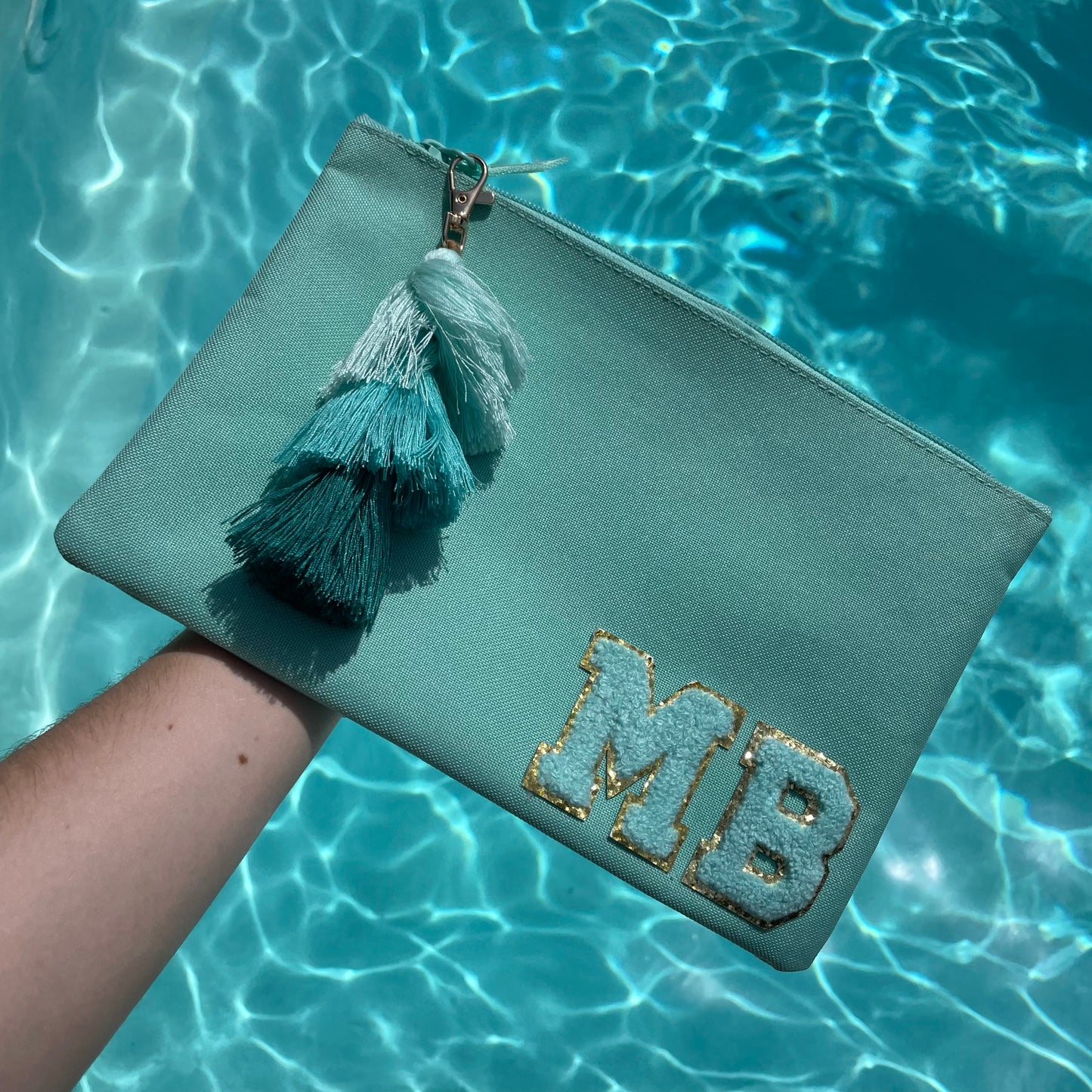 Personalised Tassel Patch Pouch