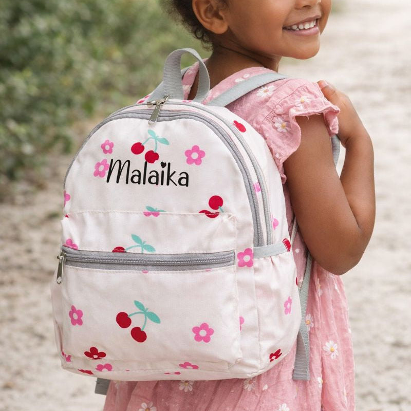 Personalised Childrens Girls Backpack Rucksack Lunchbag