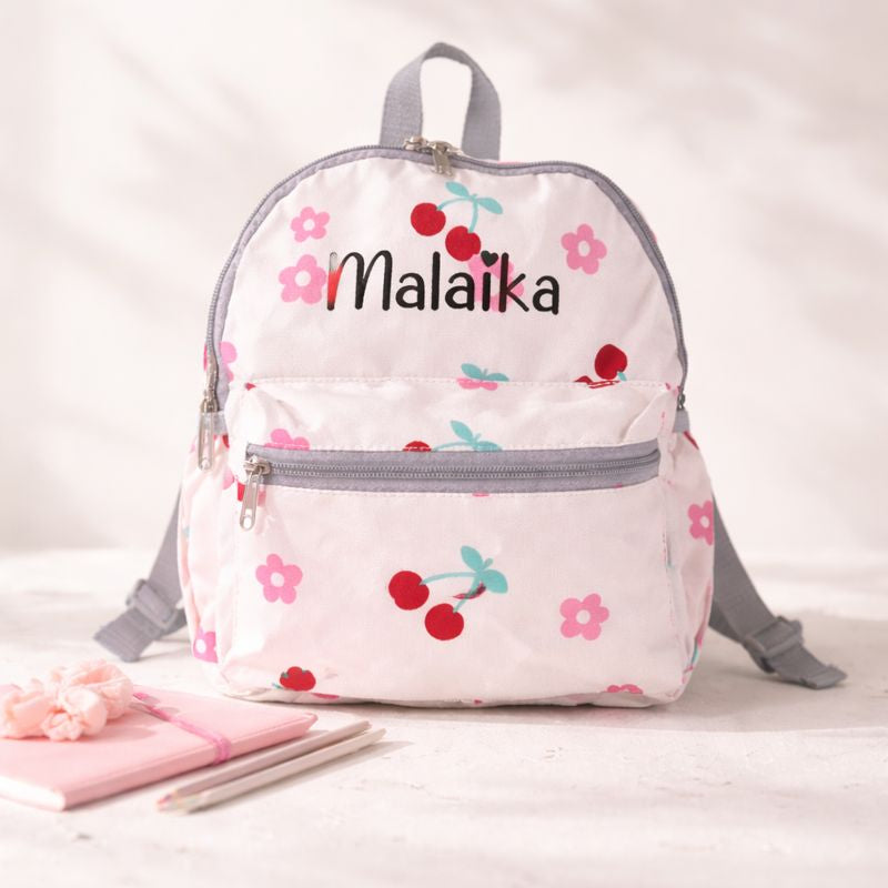 Personalised Childrens Girls Backpack Rucksack Lunchbag