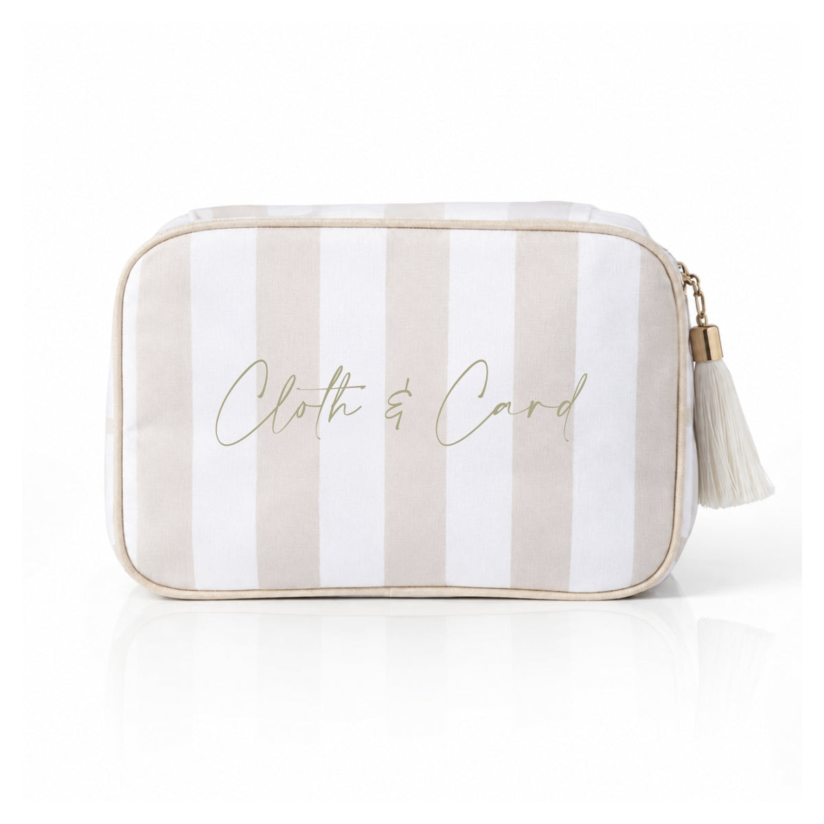 Logo printed Tassel Pouch