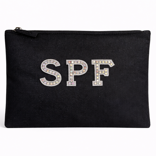 Black SPF Zip Pouch Bag