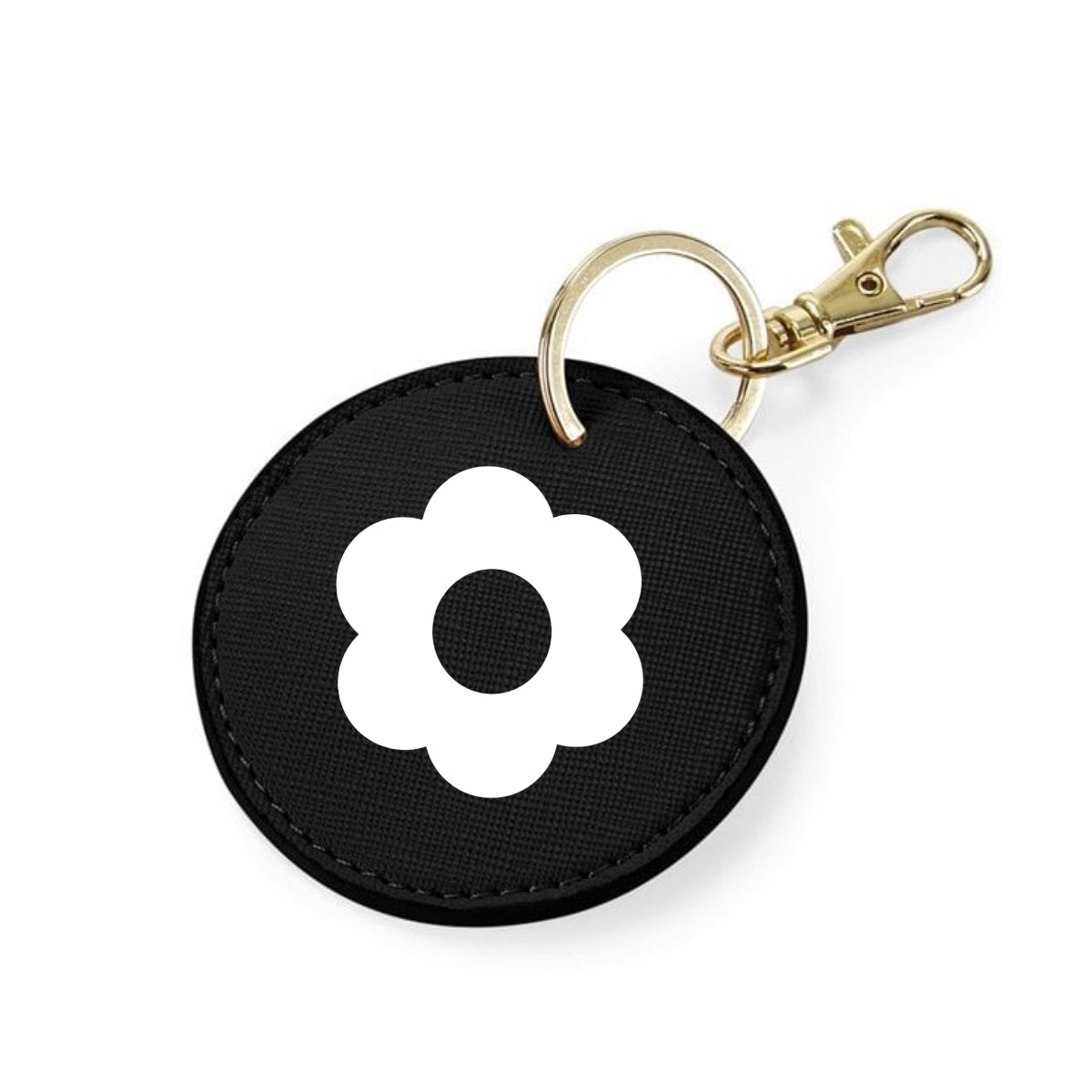Logo printed circle charm