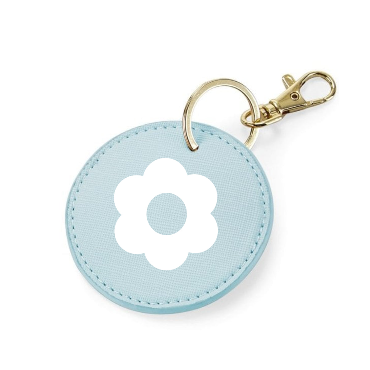 Logo printed circle charm