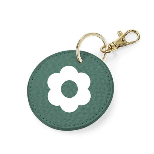 Logo printed circle charm