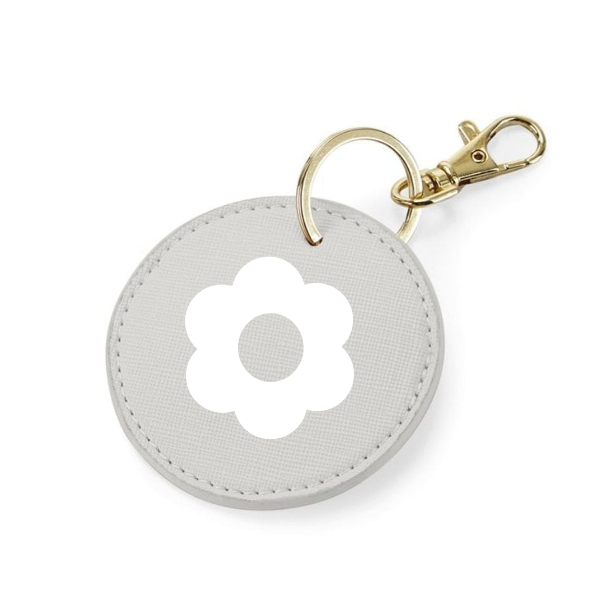 Logo printed circle charm
