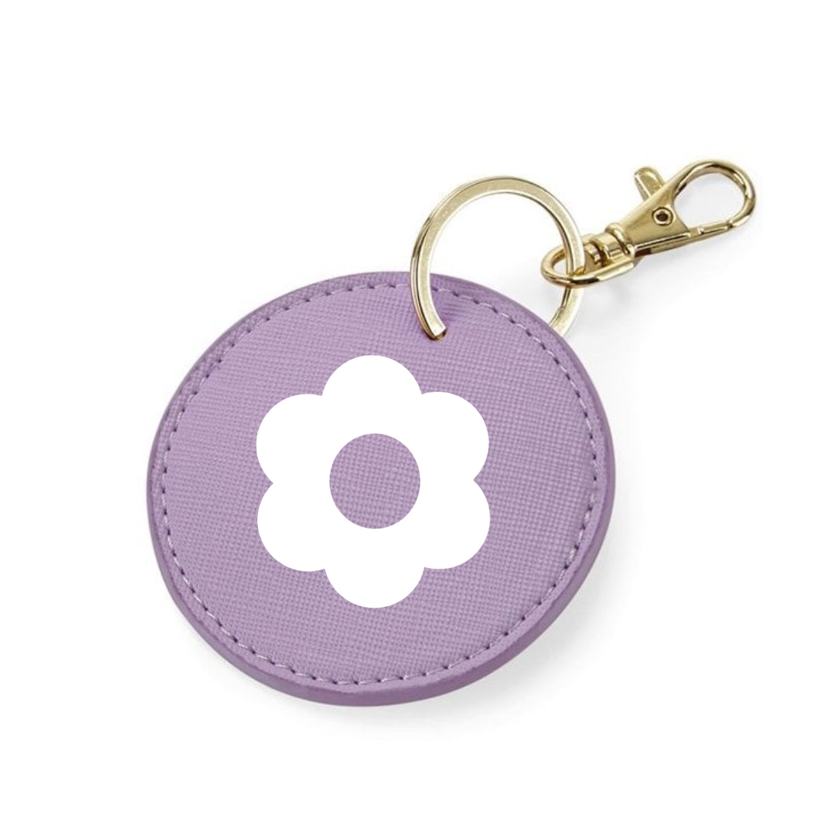 Logo printed circle charm