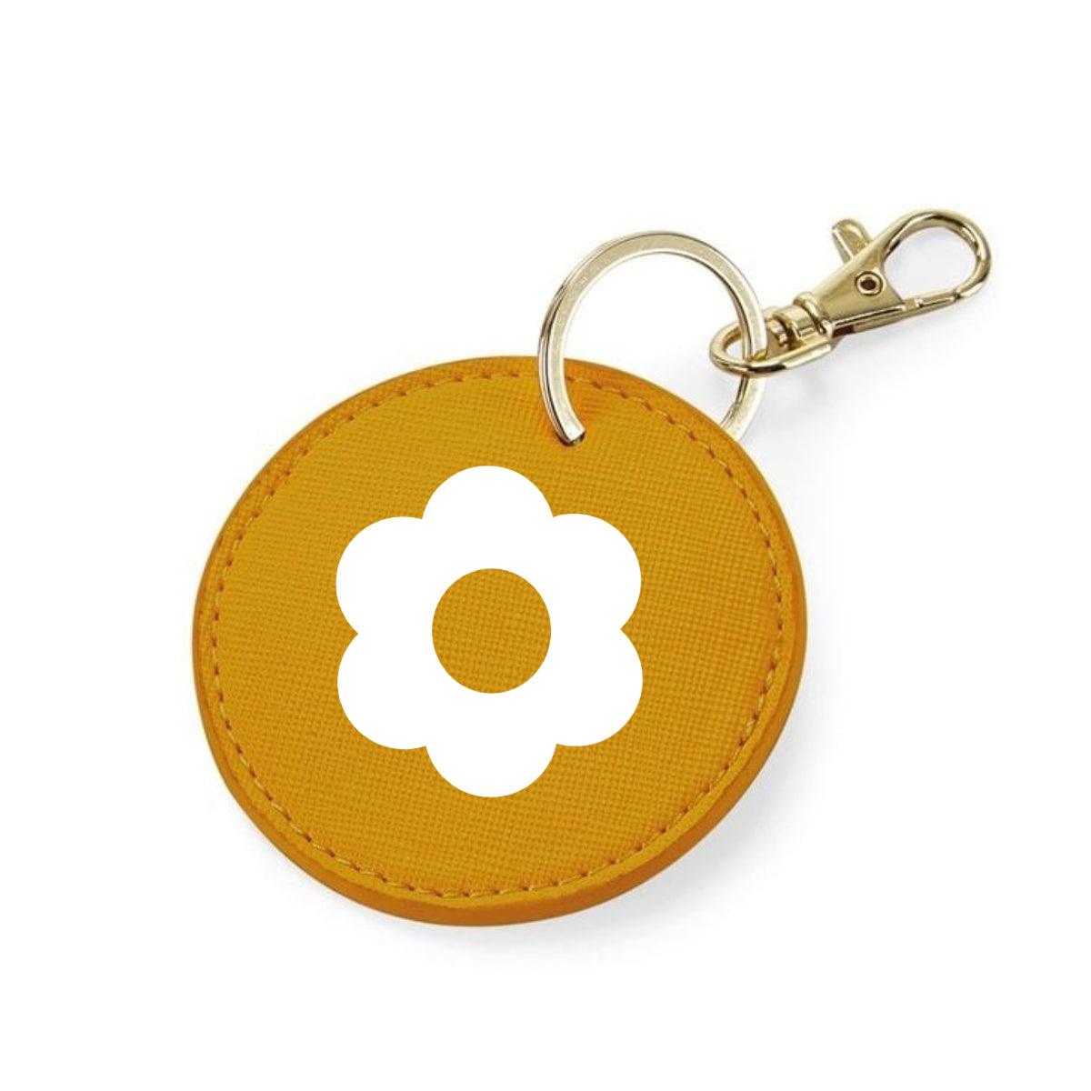 Logo printed circle charm