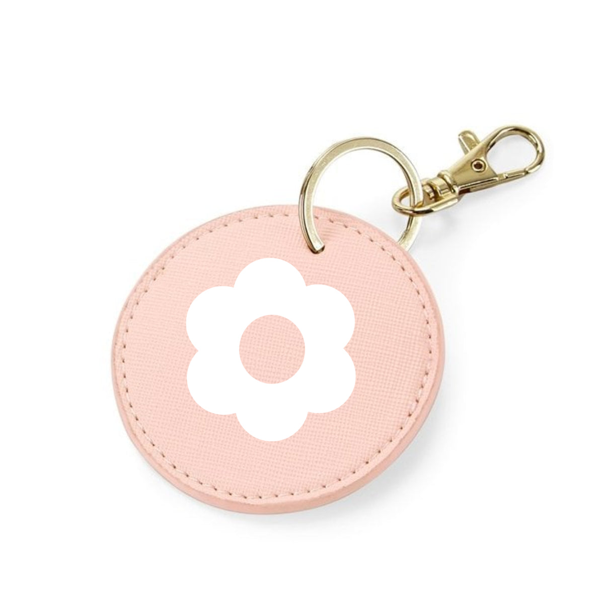 Logo printed circle charm