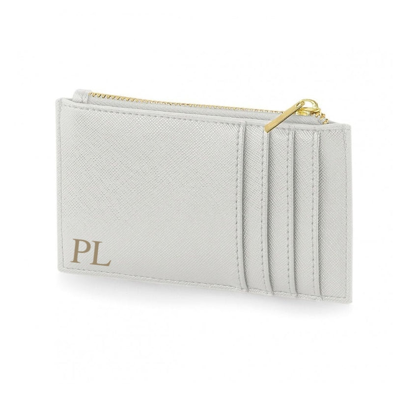 Personalised Saffiano Leather Card Holder Wallet Purse