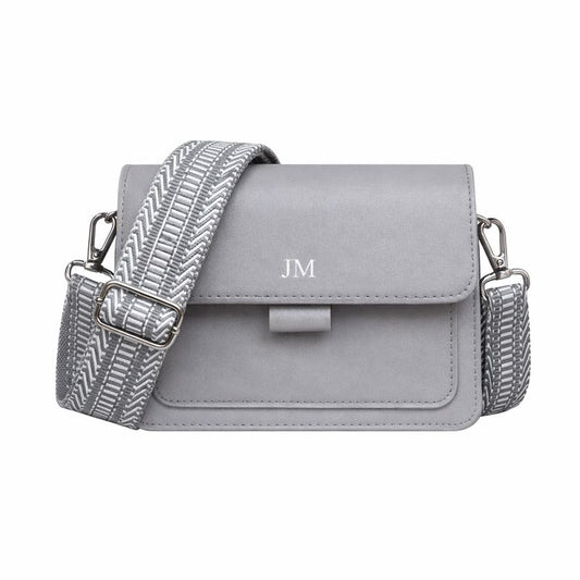 Personalised mini MICHELLE faux leather cross body bag | Cloth'N'Card