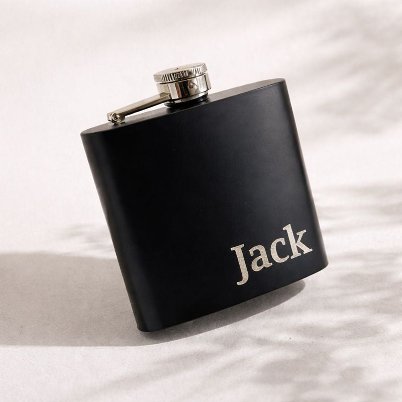 Personalised Stainless Steel Drinks Hip Flask