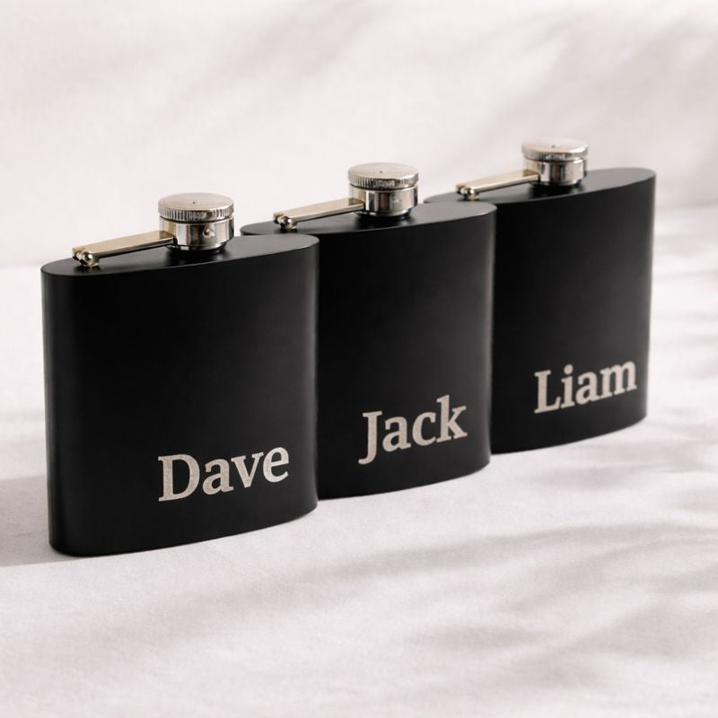 Personalised Stainless Steel Drinks Hip Flask