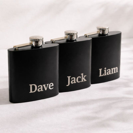 Personalised Stainless Steel Drinks Hip Flask
