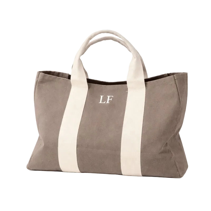 Personalised JENNIFER Large Cotton Contrast Tote Bag