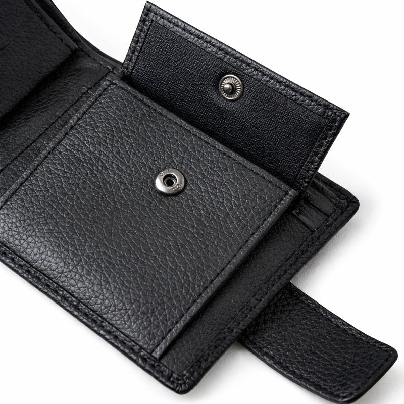 Personalised Black Mens Faux Leather Wallet