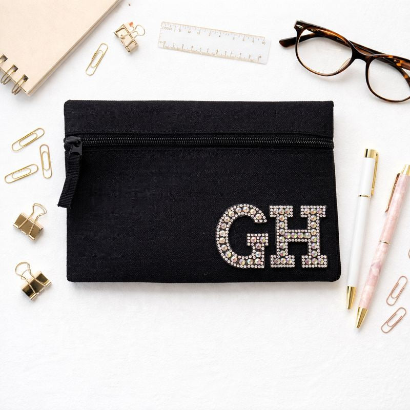 Personalised Patch Zip Pencil Case