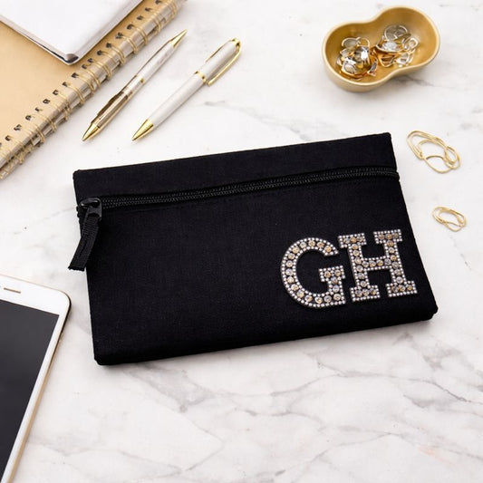 Personalised Patch Zip Pencil Case
