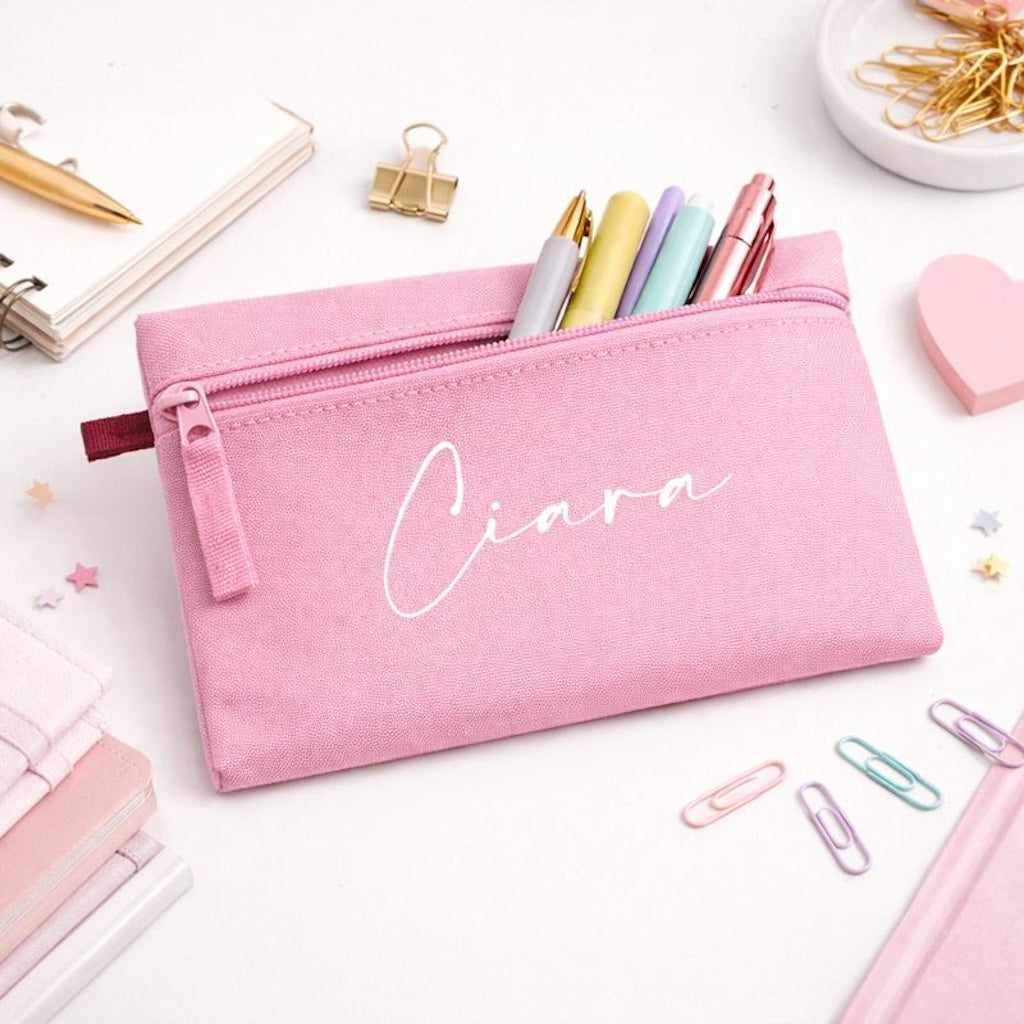 Personalised Zip Pencil Case