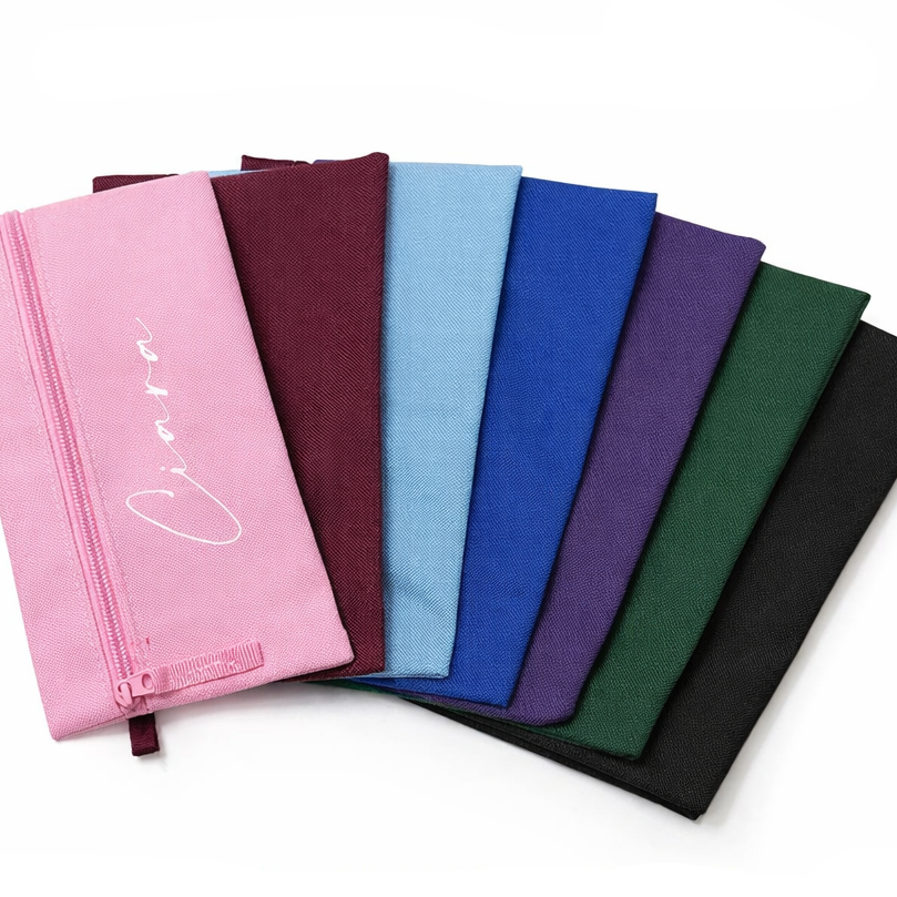 Personalised Patch Zip Pencil Case