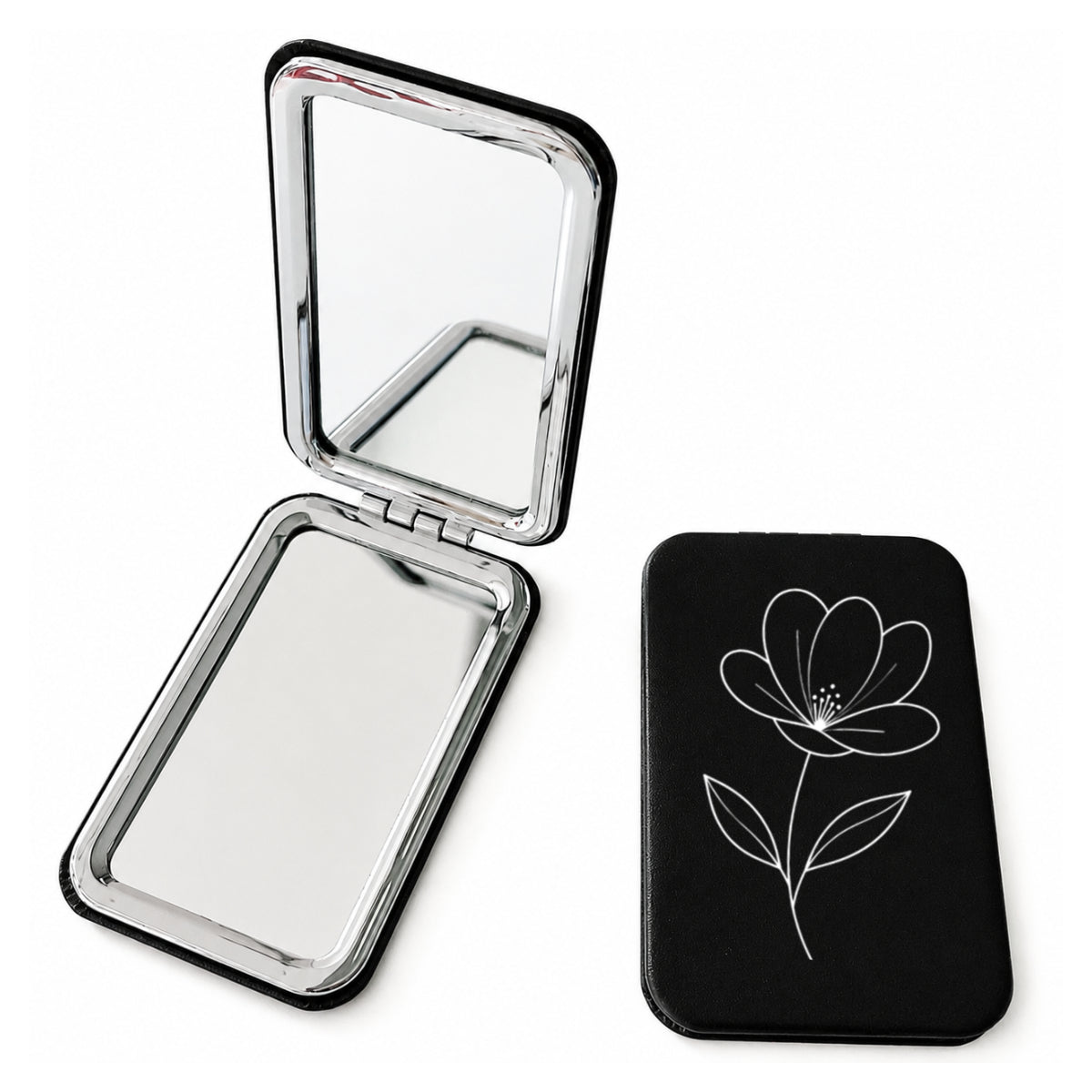 Logo printed pocket mirror