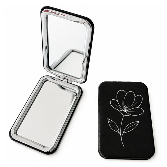 Logo printed pocket mirror