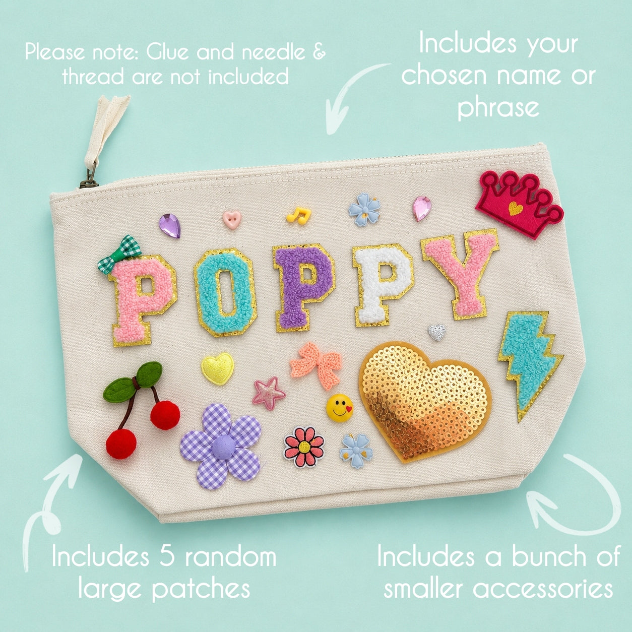 Design Your Own Personalised Pouch Craft Kit