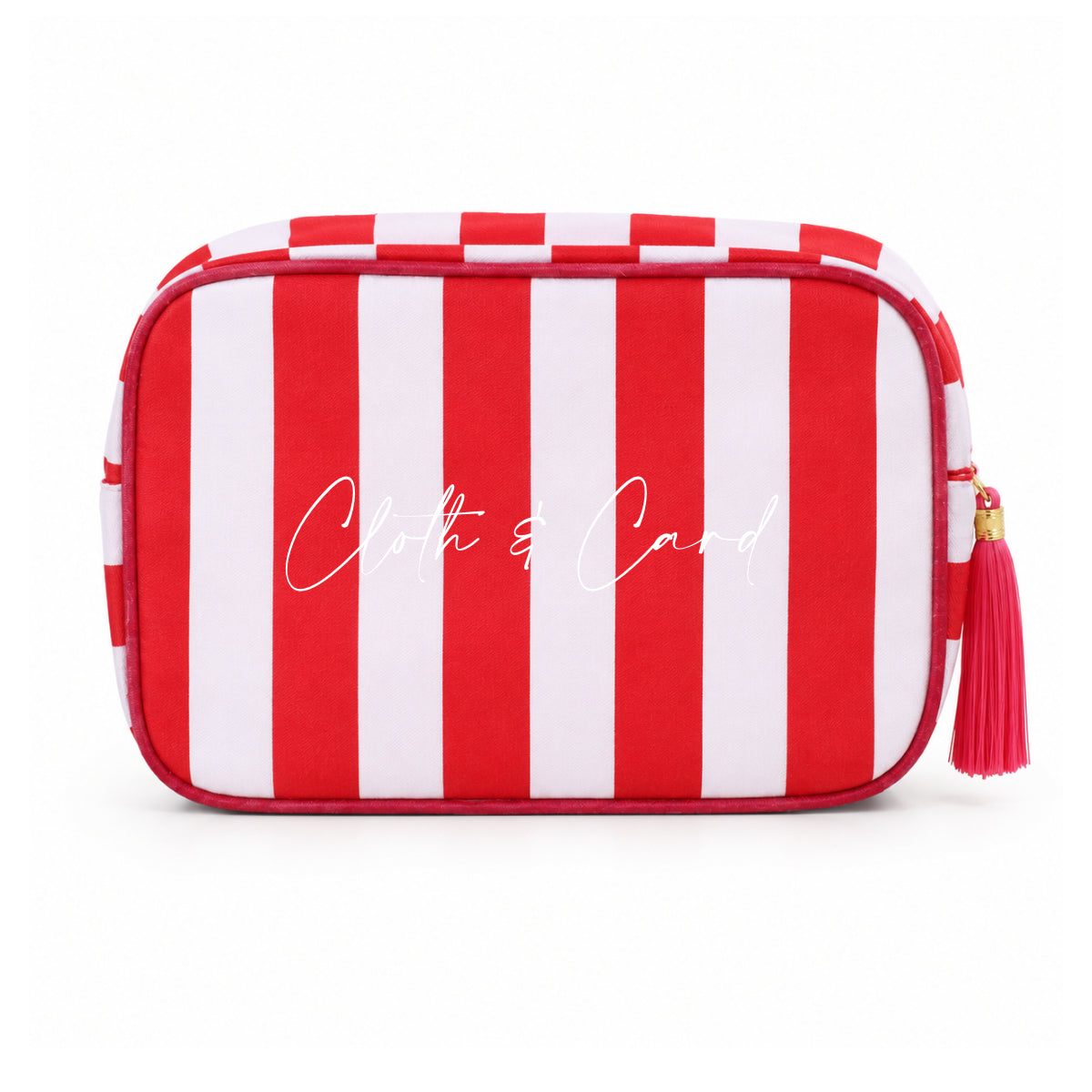 Logo printed Tassel Pouch