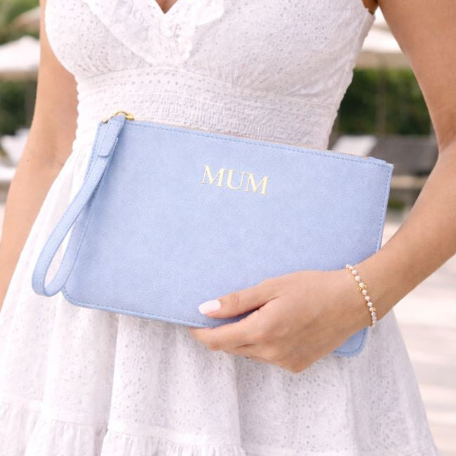 Personalised Saffiano Wristlet Pouch
