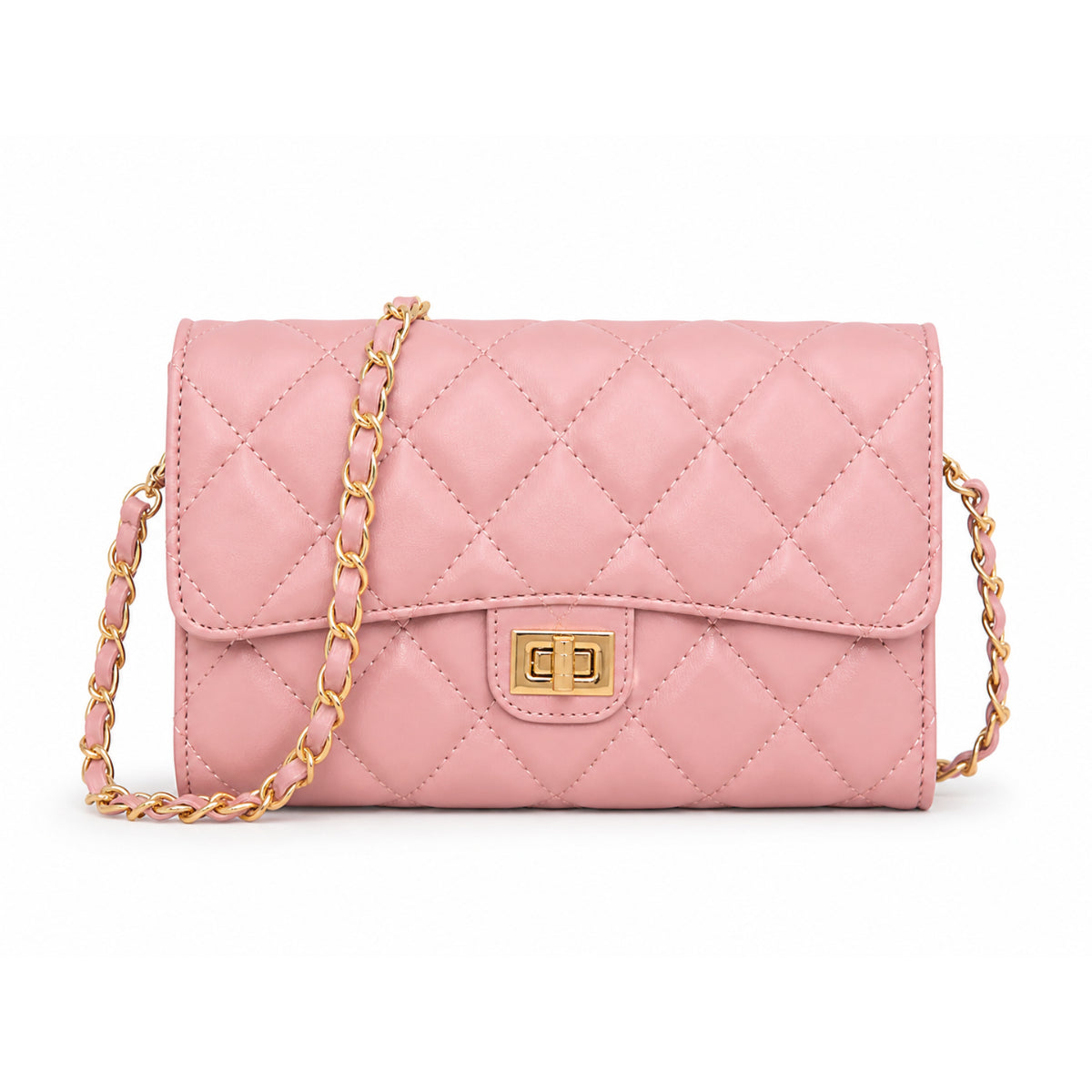 Quilted Chain Cross Body Bag