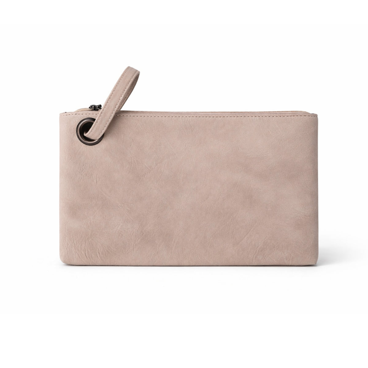 Grey large clutch