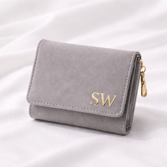Personalised Small Zip Purse Wallet