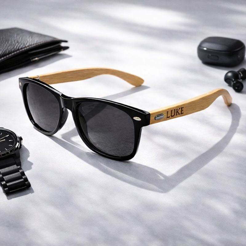 Personalised Engraved Wooden Sunglasses