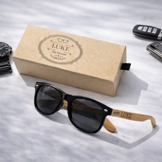 Personalised Engraved Wooden Sunglasses