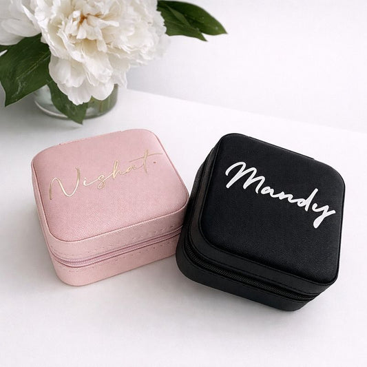 Personalised Travel Jewellery Box