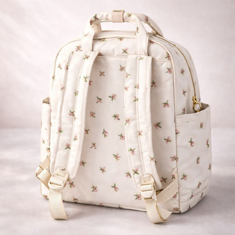 Personalised Embroidered Ditsy Square Backpack