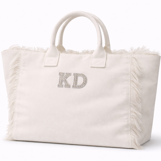 Personalised Fringe Tote Bag