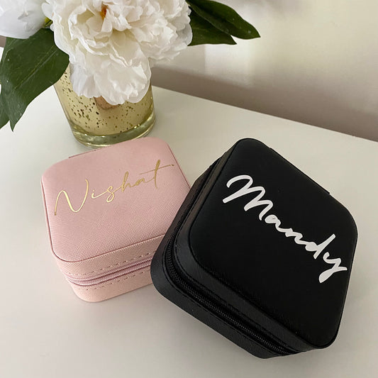 Personalised Travel Jewellery Box
